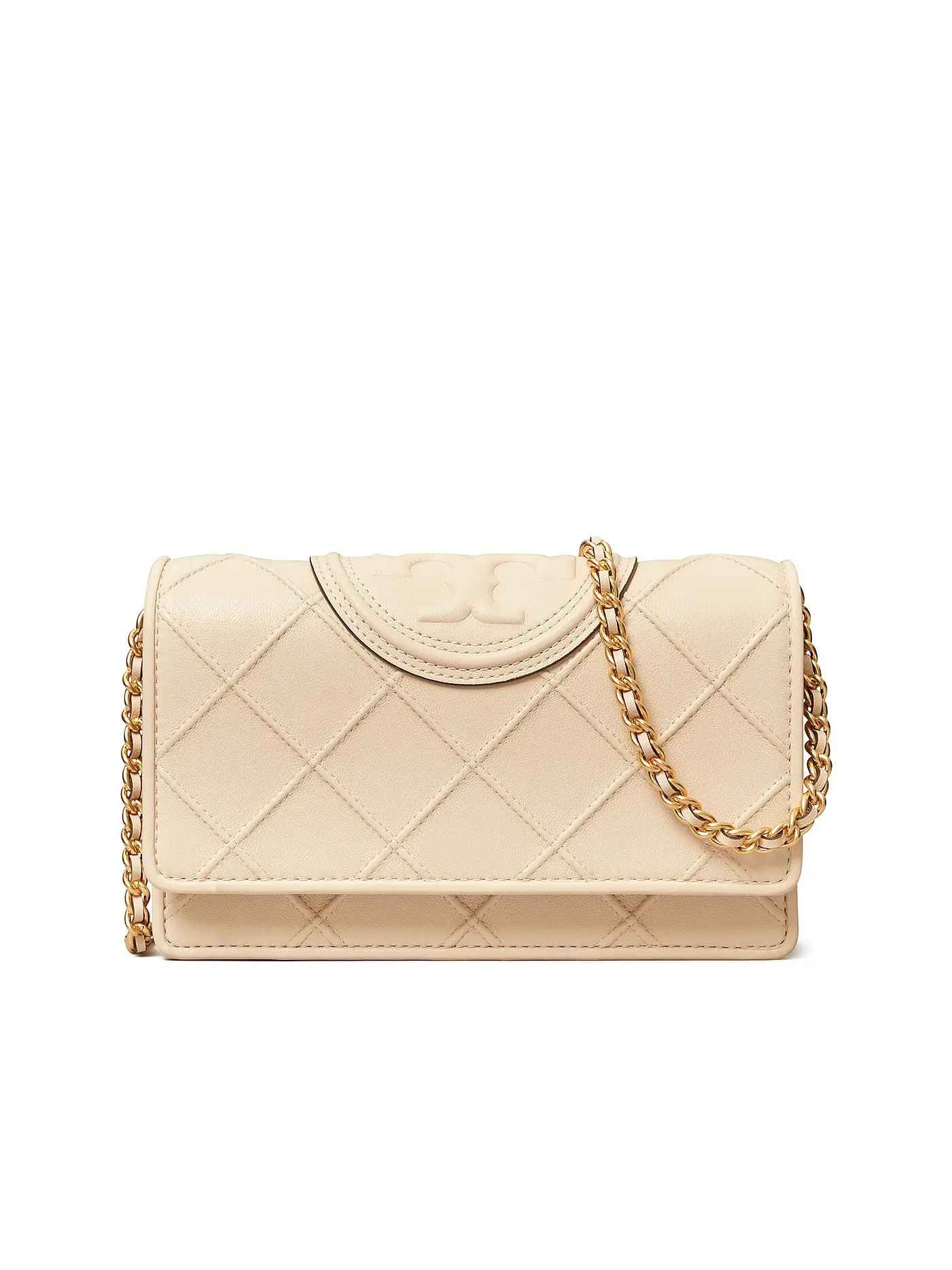 TORY BURCH | Ledertasche - Umhängetasche FLEMING SOFT CHAIN WALLET | 
